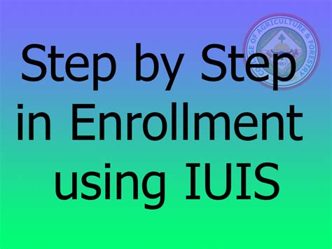 iuis caf|GENERAL GUIDELINES OF ONLINE ENROLLMENT .